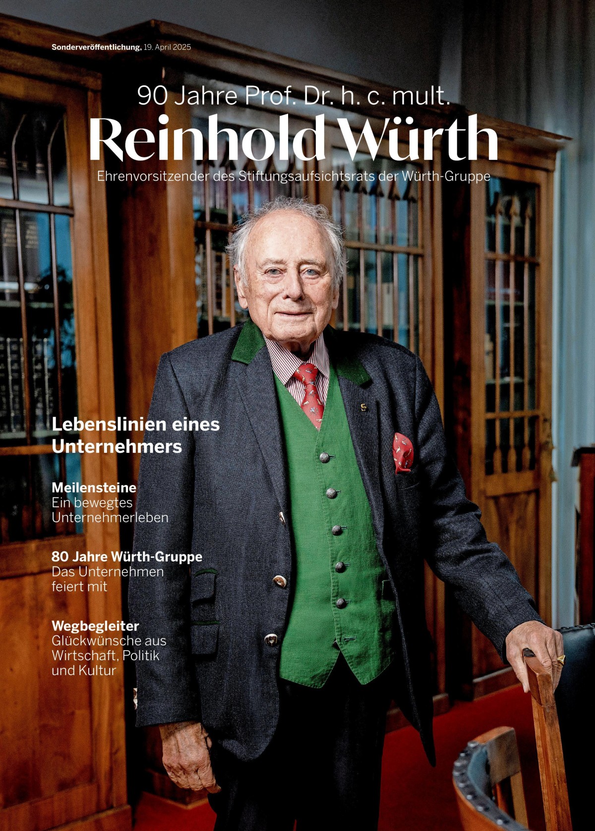 Sonderveröffentlichung zum 90. Geburtstag von Reinhold Würth