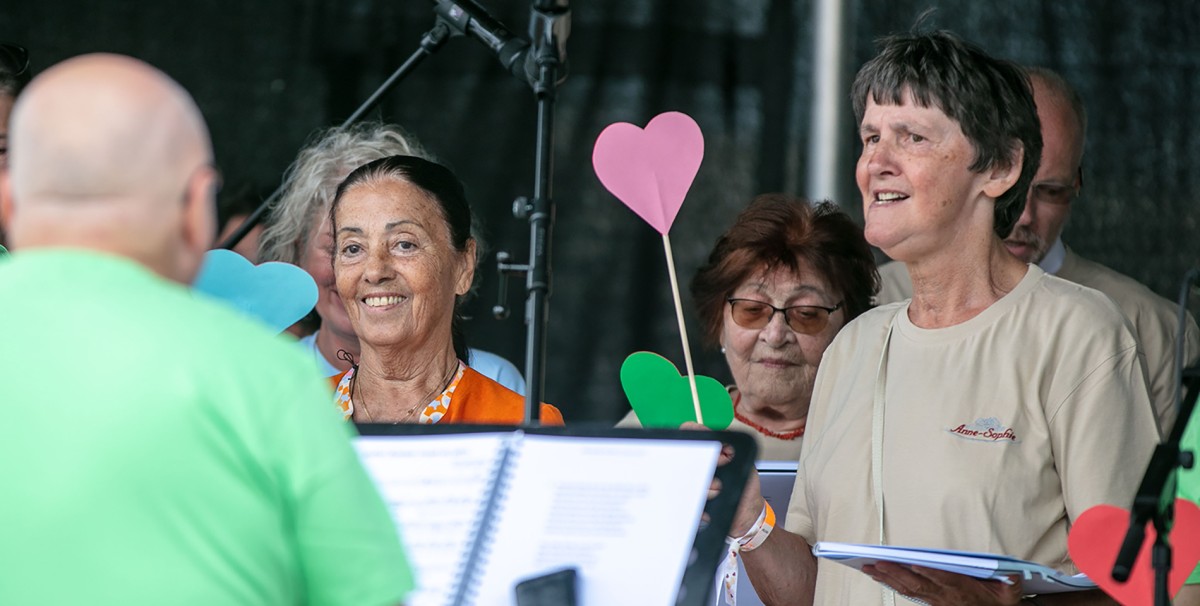 Carmen Würth at the Music Festival of the Würth Foundation.